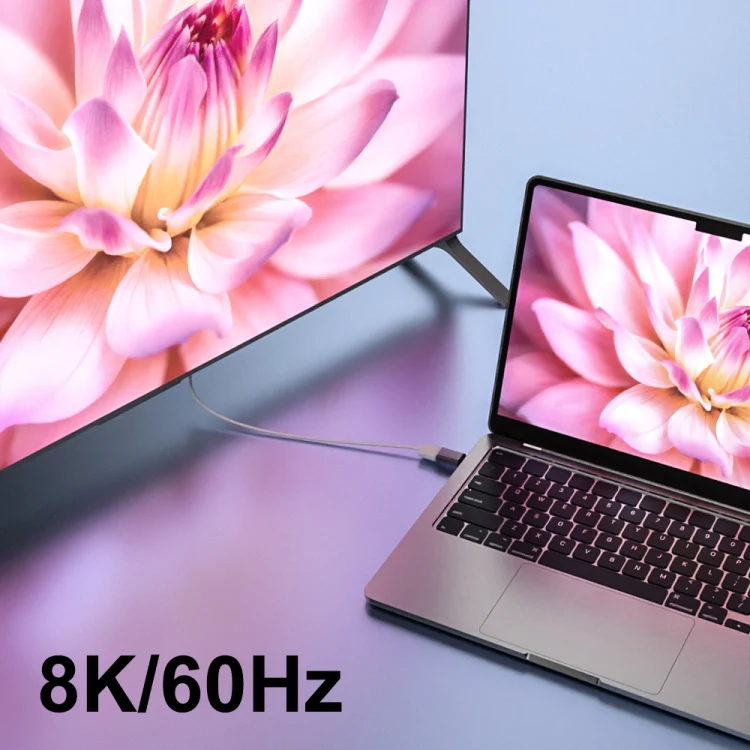 8K 60Hz HDTV to HDTV Magnetic Adapter, 3D Curved Female Vertical Reverse Side - Image 7